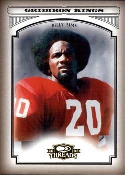 2006 Donruss Threads - College Gridiron Kings Gold #CGK-18 Billy Sims Front
