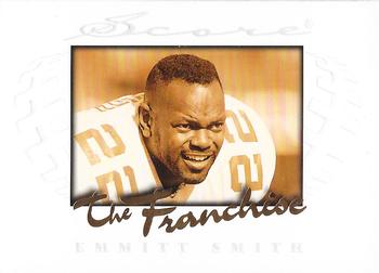 1997 Score - The Franchise #1 Emmitt Smith Front