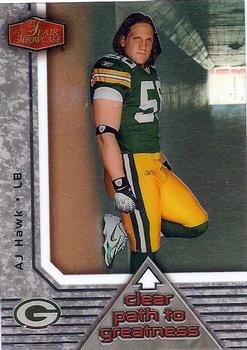 2006 Flair Showcase - Clear Path to Greatness #CPTG1 A.J. Hawk Front