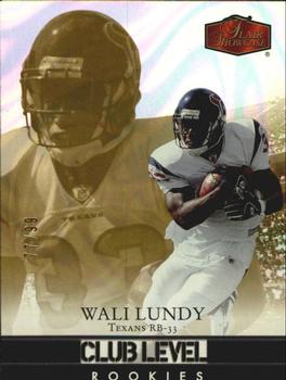 2006 Flair Showcase - Gold #162 Wali Lundy Front