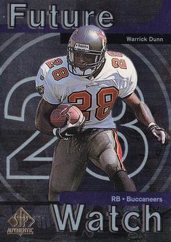 1997 SP Authentic #10 Warrick Dunn Front