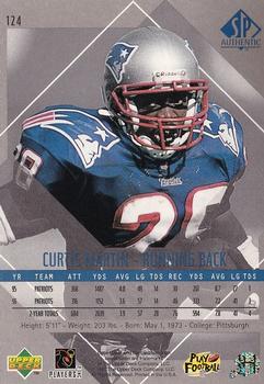 1997 SP Authentic #124 Curtis Martin Back