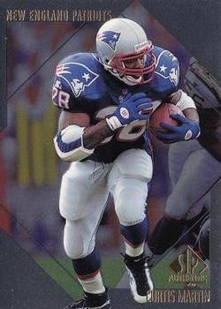 1997 SP Authentic #124 Curtis Martin Front