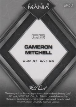 2023 Wild Card Automania Pro-Look Hobby - Diamond Lava Rainbow #AMD-A Cameron Mitchell Back