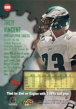 1997 Stadium Club #180 Troy Vincent Back