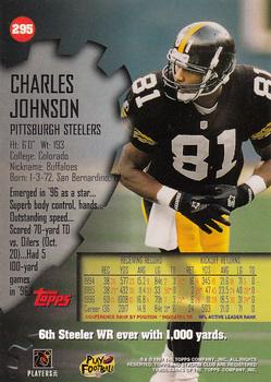 1997 Stadium Club #295 Charles Johnson Back