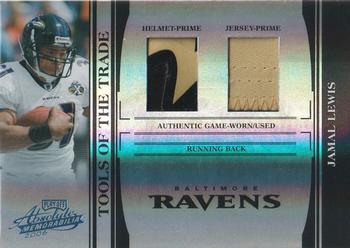 2006 Playoff Absolute Memorabilia - Tools of the Trade Material Double Black Spectrum #TOT-70 Jamal Lewis Front