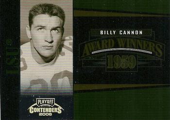 2006 Playoff Contenders - Award Winners Gold #AW-21 Billy Cannon Front