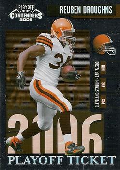 2006 Playoff Contenders - Playoff Ticket #24 Reuben Droughns Front
