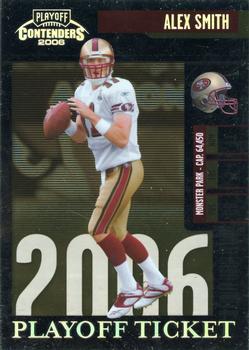 2006 Playoff Contenders - Playoff Ticket #81 Alex Smith Front