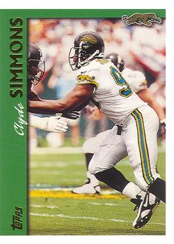 1997 Topps #4 Clyde Simmons Front