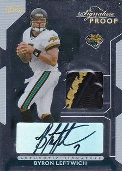 2006 Playoff NFL Playoffs - Jersey Signature Proofs Gold #10 Byron Leftwich Front