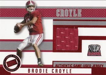 2006 Press Pass - Game Used Jerseys Red #JC/BC Brodie Croyle Front