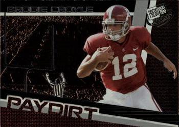 2006 Press Pass - Paydirt #PD8 Brodie Croyle Front