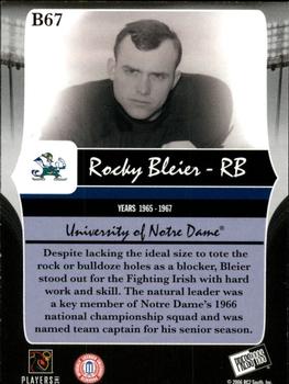 2006 Press Pass Legends - Bronze #B67 Rocky Bleier Back