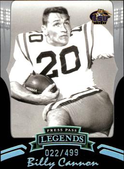 2006 Press Pass Legends - Silver #S63 Billy Cannon Front