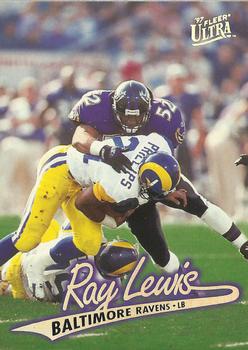 1997 Ultra #116 Ray Lewis Front