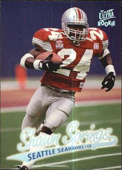 1997 Ultra #195 Shawn Springs Front