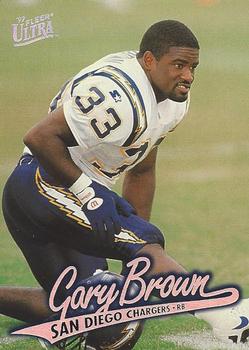 1997 Ultra #215 Gary Brown Front