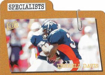 1997 Ultra - Specialists #12 S Terrell Davis Front