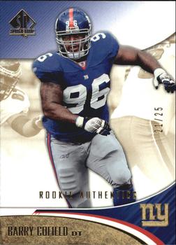 2006 SP Authentic - Gold #129 Barry Cofield Front