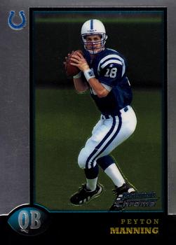 1998 Bowman Chrome #1 Peyton Manning Front