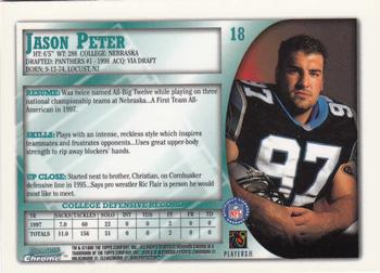 1998 Bowman Chrome #18 Jason Peter Back
