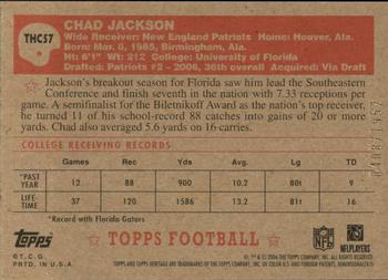 2006 Topps Heritage - Chrome #THC57 Chad Jackson Back
