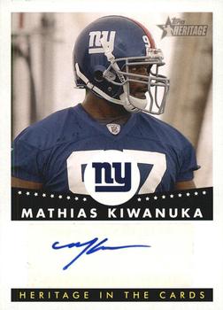 2006 Topps Heritage - In the Cards Autographs #HCA-MK Mathias Kiwanuka Front