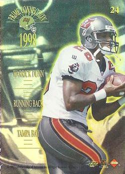 1998 Collector's Edge Advantage - Prime Connection #24 Hardy Nickerson / Warrick Dunn Back