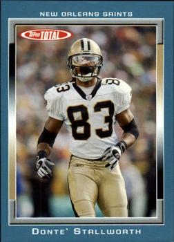 2006 Topps Total - Blue #150 Donte Stallworth Front