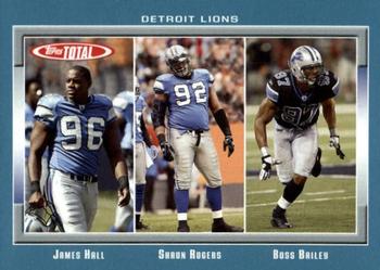 2006 Topps Total - Blue #202 James Hall / Boss Bailey / Shaun Rogers Front