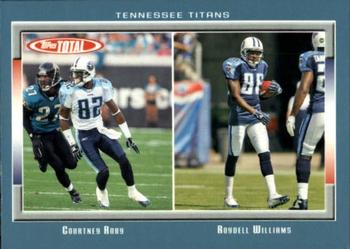 2006 Topps Total - Blue #360 Courtney Roby / Roydell Williams Front
