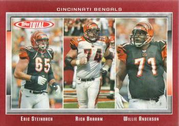 2006 Topps Total - Red #6 Willie Anderson / Eric Steinbach / Rich Braham Front