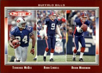 2006 Topps Total - Red #285 Rian Lindell / Terrence McGee / Brian Moorman Front