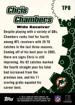 2006 Topps Total - Total Production #TP8 Chris Chambers Back