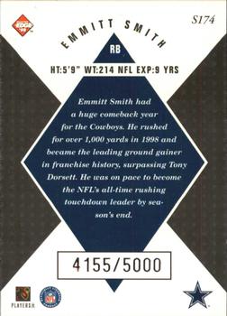 1998 Collector's Edge Masters #S174 Emmitt Smith Back