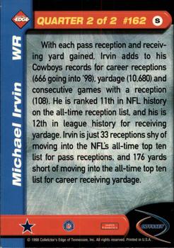 1998 Collector's Edge Odyssey #162 Michael Irvin Back