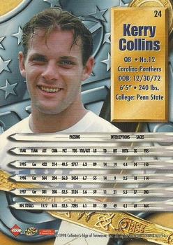 1998 Collector's Edge Supreme Season Review #24 Kerry Collins Back
