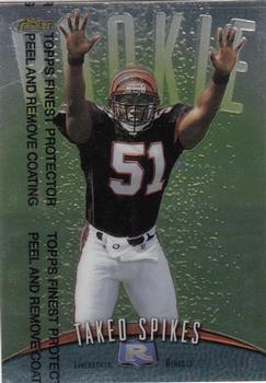 1998 Finest #138 Takeo Spikes Front