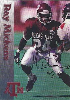 1995 Ultra Graphics Texas A&M Seniors #NNO Ray Mickens Front