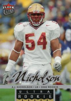 2006 Ultra - Target Exclusive Rookies #214 A.J. Nicholson Front