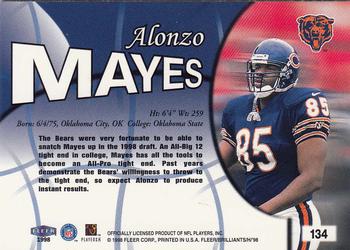 1998 Fleer Brilliants #134 Alonzo Mayes Back