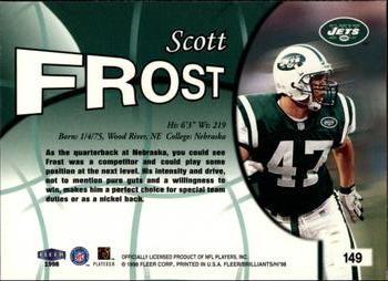 1998 Fleer Brilliants #149 Scott Frost Back