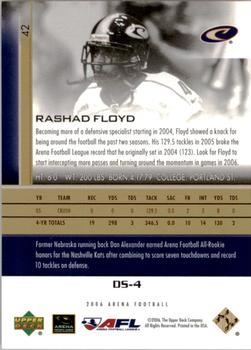 2006 Upper Deck AFL - Gold #42 Rashad Floyd Back