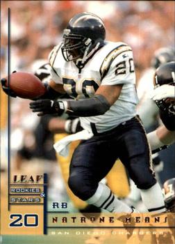 1998 Leaf Rookies & Stars #98 Natrone Means Front