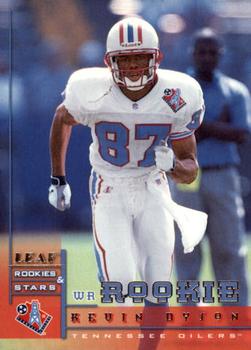 1998 Leaf Rookies & Stars #203 Kevin Dyson Front