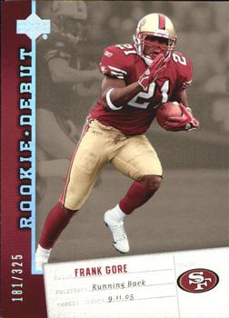 2006 Upper Deck Rookie Debut - Holofoil #84 Frank Gore Front