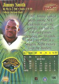 1998 Pacific #196 Jimmy Smith Back