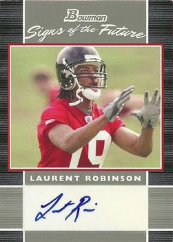2007 Bowman - Signs of the Future #SF-LR Laurent Robinson Front